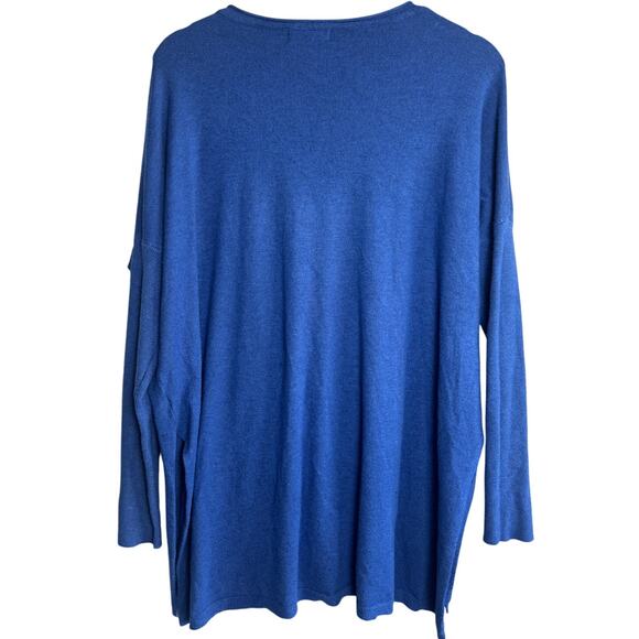 Altar’d State Oversized Blue Sweater S/M Soft Cozy Slouchy Tunic - Picture 5 of 7